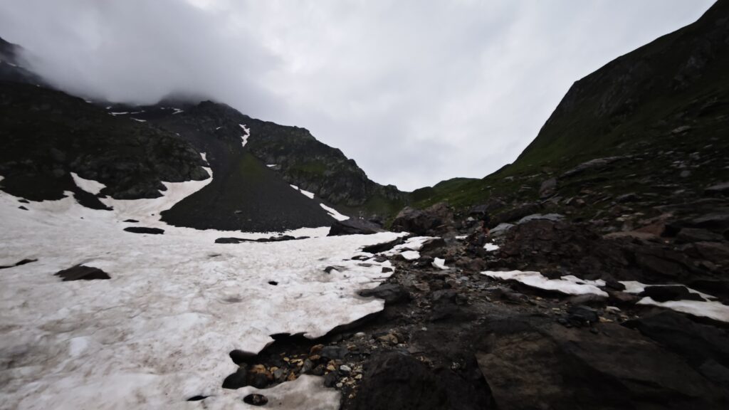 Reco UTMB : montée du col du Bonhomme