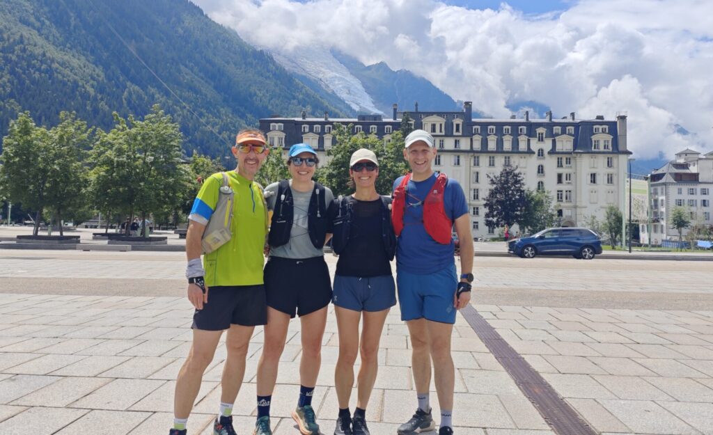 Reco UTMB : arrivée au soleil à Chamonix